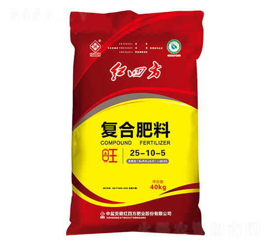 【红四方】40%复合肥料25-10-5