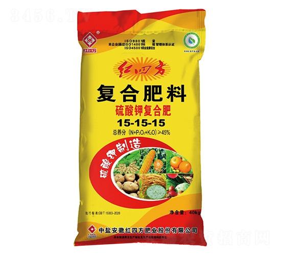 【红四方】45%复合肥料（15-15-15）